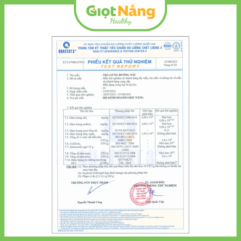 Trà Gừng Đường Nâu