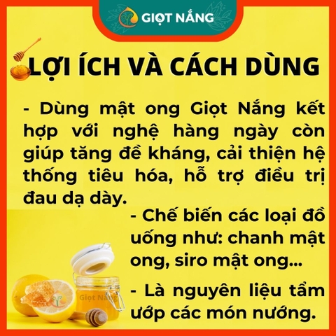 Mật ong nguyên chất Đăk Lăk, mật ong hoa cà phê chứa nhiều dinh dưỡng tốt thể tích 100ml từ GIỌT NẮNG COFFEE