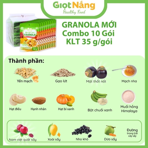 Granola Không Chiên Vẫn Ngon