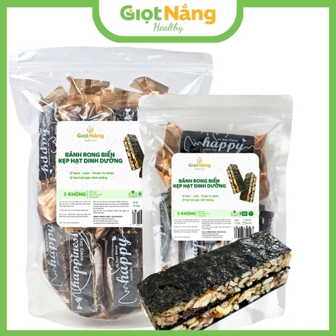 Bánh Rong Biển Kẹp Hạt Từ Nông Sản Giọt Nắng