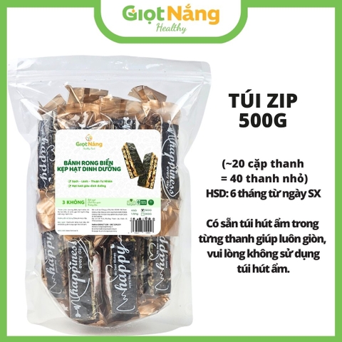 Bánh Rong Biển Kẹp Hạt Từ Nông Sản Giọt Nắng