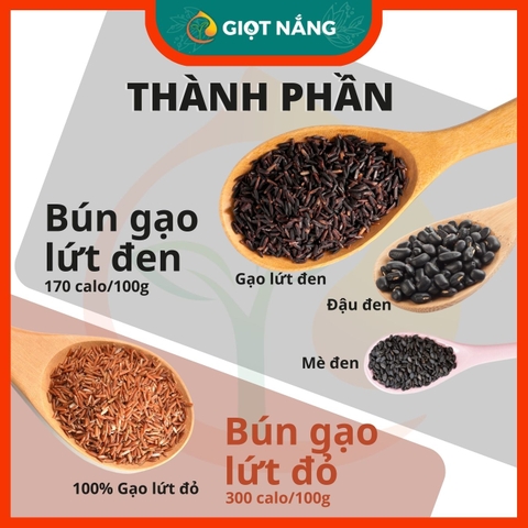 Bún gạo lứt đen - 500g