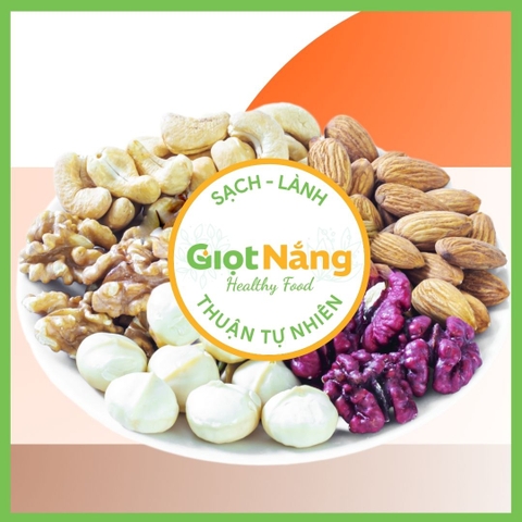 Hạt Mix Dinh Dưỡng Tổng Hợp 5 Loại Siêu Hạt Cho Bà Bầu Và Cho Bé Thông Minh Khỏe Mạnh từ Nông Sản Giọt Nắng