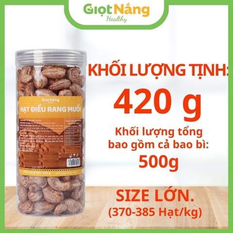 Hạt Điều Rang Muối Nguyên Lụa Bình Phước Thơm Ngon Giòn Bùi từ Nông Sản Giọt Nắng