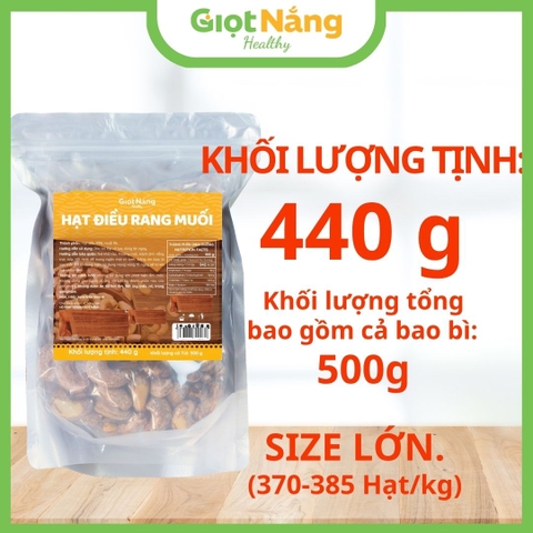 Hạt Điều Rang Muối Nguyên Lụa Bình Phước Thơm Ngon Giòn Bùi từ Nông Sản Giọt Nắng