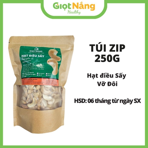Hạt Điều Sấy Chín Sạch Vỏ Loại 1 Chất Lượng Thơm Ngon Giòn Bùi Bổ Dưỡng từ Nông Sản Giọt Nắng