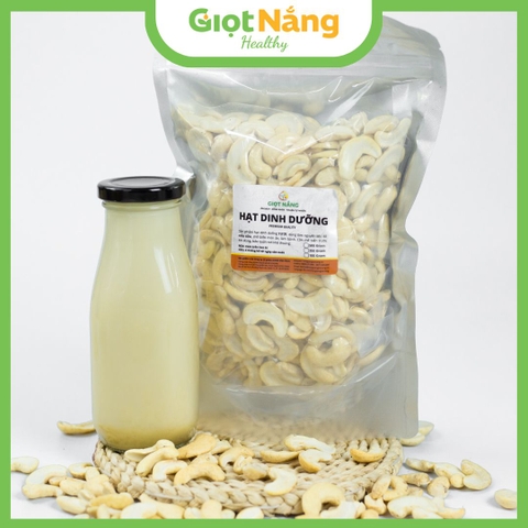 Hạt Điều Sấy Chín Sạch Vỏ Loại 1 Chất Lượng Thơm Ngon Giòn Bùi Bổ Dưỡng từ Nông Sản Giọt Nắng