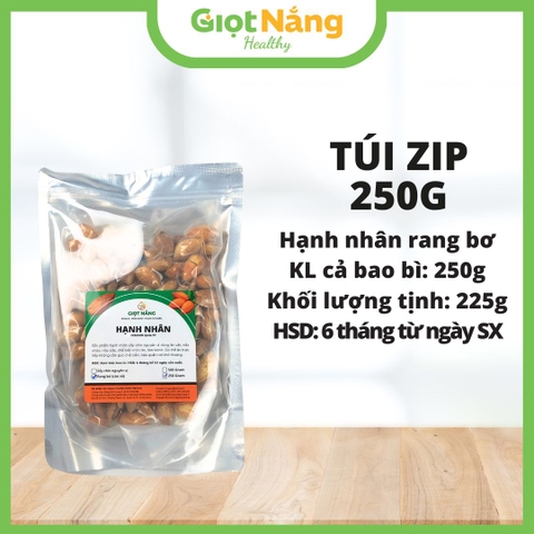 Hạt Hạnh Nhân Các Loại Chuẩn Nhập Khẩu Mỹ Dinh Dưỡng Sạch Lành từ Nông Sản Giọt Nắng