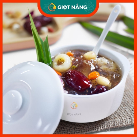 Chè dưỡng nhan tuyết yến set  đồ ăn healthy giảm cân làm đẹp từ Nông Sản Sạch Giọt Nắng