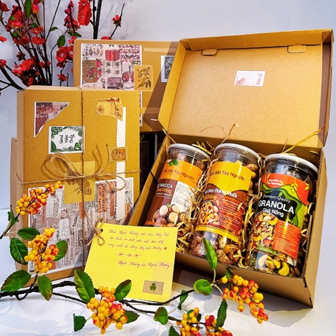 Bộ Qu� Handmade 8/3 Healthy M�n Qu� V� Sức Khỏe Biếu Tặng Cho Gia Đ�nh từ N�ng Sản Giọt Nắng