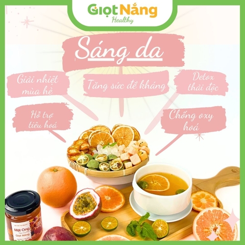 Trà Chanh Dây Kim Quất Giải Khát Thanh Nhiệt từ Nông sản Giọt Nắng
