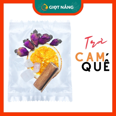 Trà Cam Quế đẹp da thanh lọc cơ thể nguyên liệu thảo mộc 100% thiên nhiên từ Nông Sản Giọt Nắng