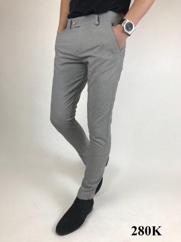 Quần Tây Xám Sáng Body