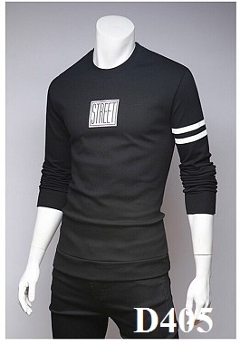 Áo Thun Đen Dài Tay STREET D405