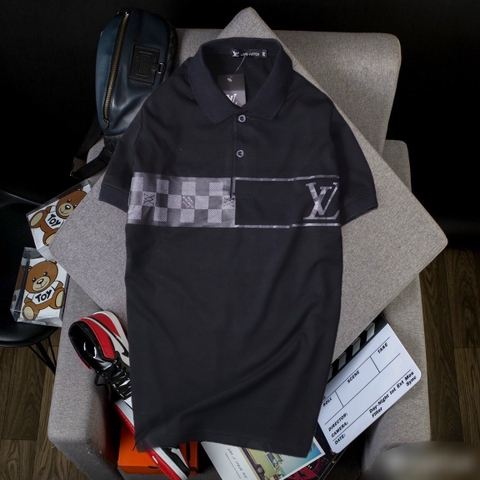 Áo Thun Cổ Bẻ Đen XL Sang Trọng TR468