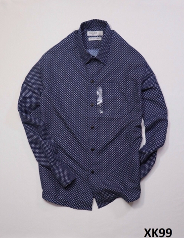 Áo Sơ Mi Họa Tiết Chấm Bi XK99