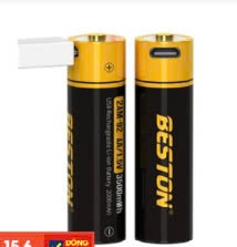 BESTON Vỉ 2 pin USB 1.5V Lithium battery (2AM-92)-AA3500mWH