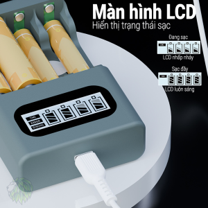 🔋 BESTON Sạc thông minh Pin 1.2V 1.5V 4 Slot – SAC M9501 – Giải Pháp Sạc Tiện Lợi Cho Thiết Bị Điện Tử!