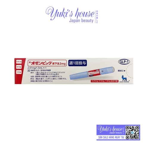 Bút tiêm Ozempic Novo disk 2.01mg/1,5ml (tặng đầu kim)