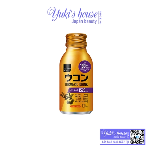 Nước nghệ Matsukyio tumeric drink (lốc 6 chai x 100ml)