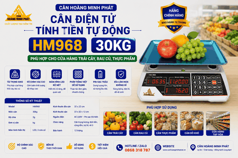 TẠI SAO SẠP RAU CỦ, TẠP HÓA NÊN DÙNG CÂN ĐIỆN TỬ TÍNH TIỀN?