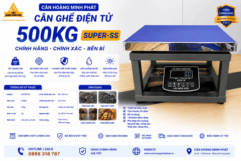 Cần mua cân ghế điện tử 500kg để cân phế liệu, sắt thép hàng chính hãng? Nên mua cân gì, ở đâu?