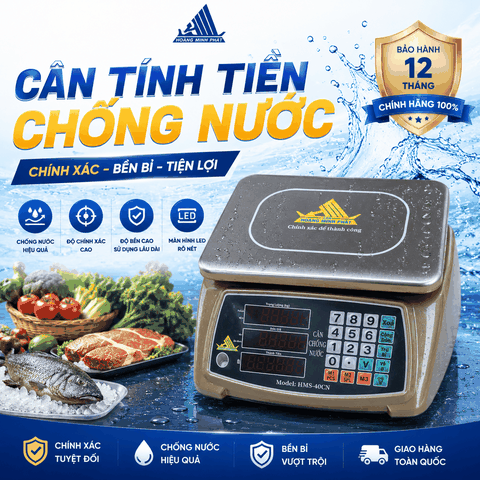 Cân tính tiền chống nước