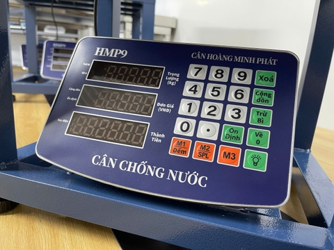 Cân ghế điện tử 350kg HMP9 Thương Hiệu CÂN HOÀNG MINH PHÁT. Cân tính tiền, chống nước. Cân Chốt Số - Tiếng việt