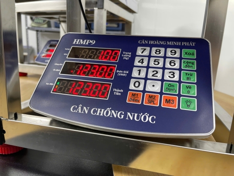 Cân ghế điện tử 350kg INOX Chống Nước HMP9 Thương hiệu CÂN HOÀNG MINH PHÁT