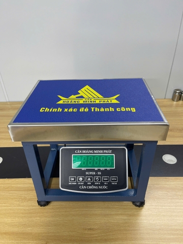 Cân ghế điện tử SUPER-SS 150kg led xanh chống nước. Thương hiệu Cân Hoàng Minh Phát - Khung ghế rẻ