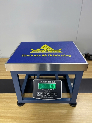 Cân ghế điện tử SUPER-SS 350kg led xanh chống nước. Thương hiệu Cân Hoàng Minh Phát - Khung ghế rẻ