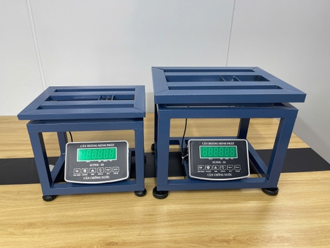 Cân ghế điện tử SUPER-SS 300kg led xanh chống nước. Thương hiệu Cân Hoàng Minh Phát - Khung ghế rẻ