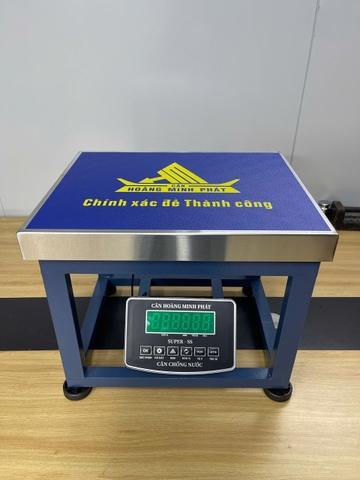 Cân ghế điện tử SUPER-SS 350kg led xanh chống nước. Thương hiệu Cân Hoàng Minh Phát - Khung ghế rẻ