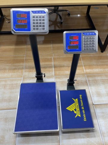 Cân điện tử 100KG H6. Thương hiệu CÂN HOÀNG MINH PHÁT. Phím Tiếng Việt