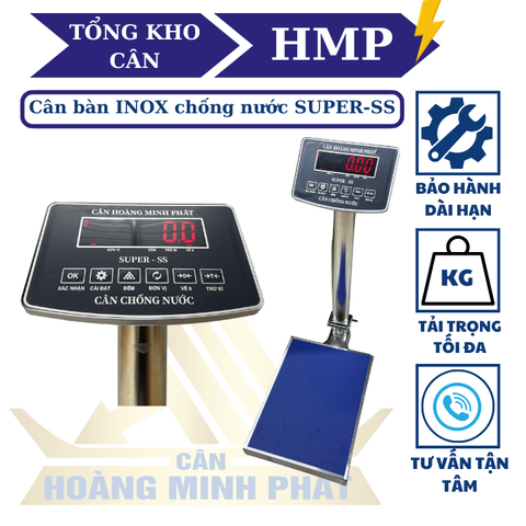 Cân cột điện tử INOX 100KG SUPER-SS led đỏ