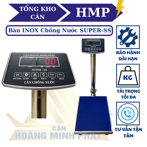 Cân cột điện tử INOX 300KG SUPER-SS led đỏ
