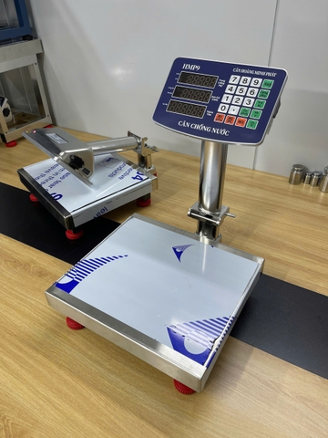 Cân điện tử tính tiền 60kg HMP9 INOX chống nước. Thương hiệu CÂN HOÀNG MINH PHÁT