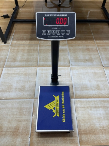 Cân bàn điện tử 100KG SUPER-SS led đỏ - Phím Tiếng Việt - Cân Động Vật Chốt số