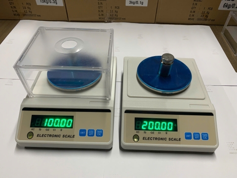 Cân Điện Tử 0.01g 1kg JCS-C | Cân Tiểu Ly 2 Số Lẻ Chính Xác Cao