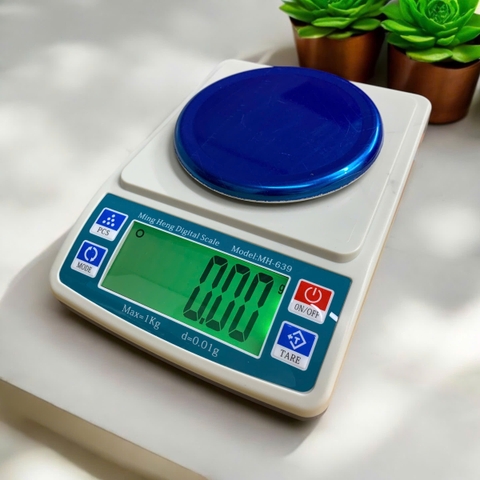 Cân điện tử 600G/0.01G MH639. Cân định lượng 2 số lẻ