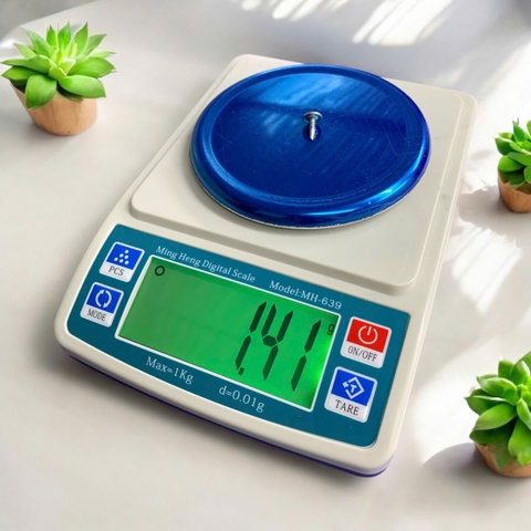 Cân điện tử 600G/0.01G MH639. Cân định lượng 2 số lẻ