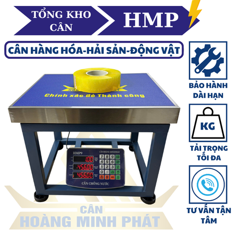 Cân Ghế Điện Tử 300kg HMP9 | Tính Tiền, Chống Nước, Chốt Số | Tiếng Việt | Hoàng Minh Phát