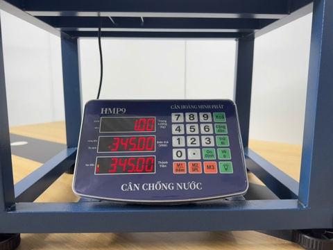 Cân Ghế Điện Tử 350kg HMP9 | Tính Tiền, Chống Nước, Chốt Số | Tiếng Việt | Hoàng Minh Phát