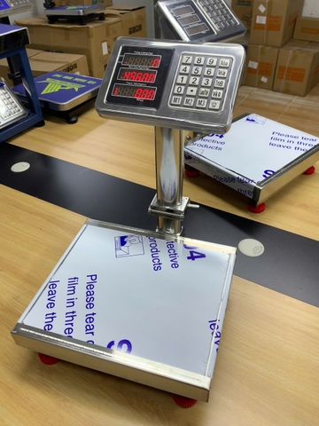 Cân bàn điện tử Full INOX 30KG HY6. Phím Tiếng Việt