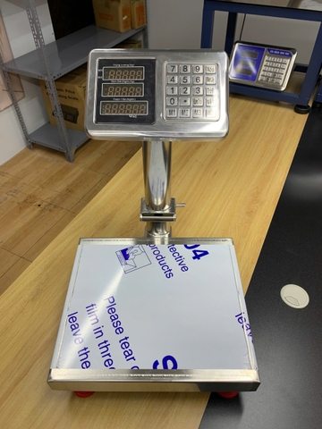 Cân bàn điện tử Full INOX 60KG HY6. Phím Tiếng Việt