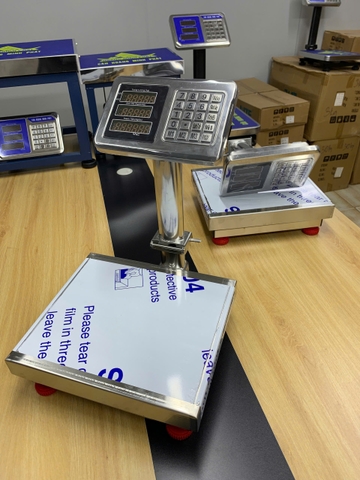 Cân bàn điện tử Full INOX 30KG HY6. Phím Tiếng Việt