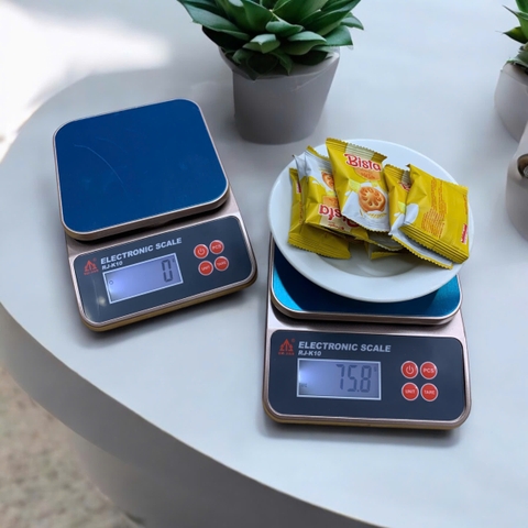 Cân điện tử 3KG Chống Nước RJ-K10 Chính xác. Sạc USB