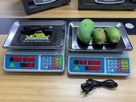 Cân điện tử 40KG tính tiền HMP666-40KG - PHÍM TIẾNG VIỆT - Thương Hiệu CÂN HOÀNG MINH PHÁT