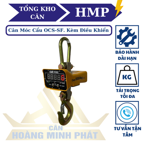 Cân điện tử móc cẩu 5 TẤN OCS-SF - Kèm điều khiển