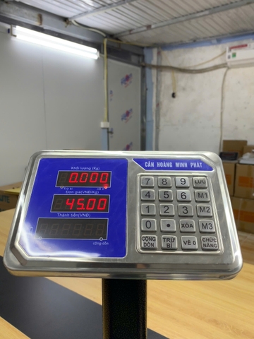 Cân điện tử 60KG tính tiền Tiếng Việt H6. Thương hiệu CÂN HOÀNG MINH PHÁT